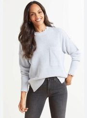 Pistola Darya Pullover Cozy Chic Sweater in Blue. Medium