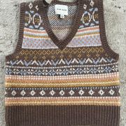 Printed Knitted Vest