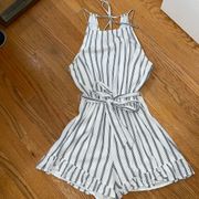 Striped romper