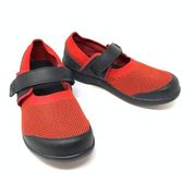 Traq By Alegria Comfort Shoes Women's Size 39 US 9 Qutie Red Black