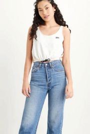 Levis Ribcage Straight Ankle Jeans