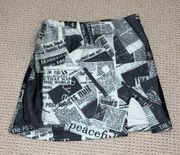 Newspaper Style Skirt