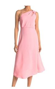 NWT REISS Delilah Strappy One Shoulder Pink Dress size 0