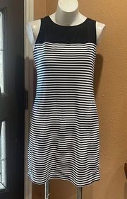 Tommy Bahama black and white sleeveless dress
