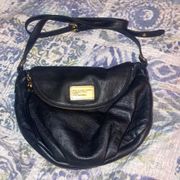 Black Leather Crossbody Purse by Mac by Marc Jacobs