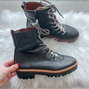 Indigo rd. Black combat boots