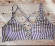 California sunshine bikini top stripped top medium​​