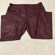 Simply Vera Vera Wang sz 2X beautiful burgundy leggings like new no rips stains