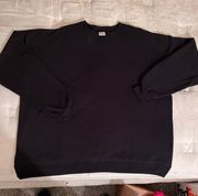 eco smart 2X Black Fleece Sweatshirt