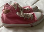 LEVI’S High top sneaks ,Pink Levi high tops.  Really cute in good enough conditi