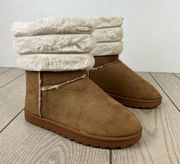 Olivia Miller Dahila Faux Fur Boots 9 Sand (Tan) $45 UGG Style Winter Boots