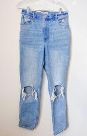 Abercrombie & Fitch 90's Straight Ultra High Rise Jeans, Size 8