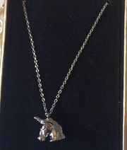 Silver Unicorn Necklace