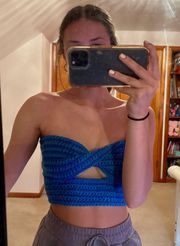 Handmade Crochet Twist Tube Top