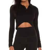 Revolve  Sky Rib Top Black