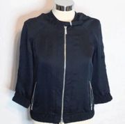 Karen Millen silky bomber jacket