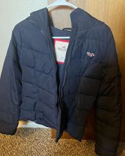 Navy Puffer Jacket