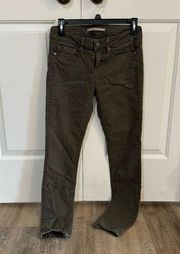 Vince Dark Green Jeans Size 27