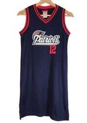 Reebok New England Patriots Vintage Tom Brady Jersey Dress Size Small