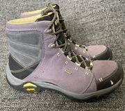 Ahnu Montera Mid Hiking Boots Vibram Astral Aura Grey Waterproof Women’s Size 8