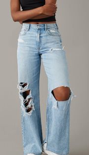 American Eagle Ripped Baggy Jeans