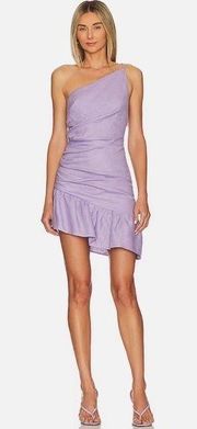 X Revolve Kavala 100% Linen Dress In Lilac