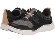 Clarks Women's Teagan Lace Sneaker Black and Gray Size 11M