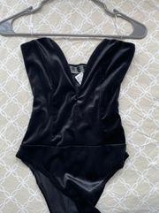 Black Velvet Body Suit