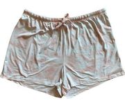 Rae Dunn Pink & White Tie Dye Sleep Shorts Loungewear Pajamas size XL