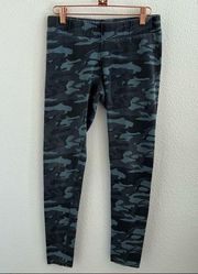 Monrow Camo Print Leggings in Faded Black Basic Leggings Revolve Medium