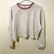 Spiritual Gangster Freja Cotton Cropped Sweatshirt Size Medium