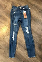 Vanilla Star High Rise Skinny Junior Jeans Size 1