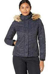 NWT!! Obermeyer Women's Petite Tuscany II Ski Jacket Black Ice 6 Petite