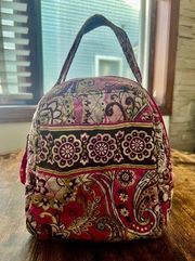 RETIRED: Vera Bradley | Very Berry print lunch tote bag.