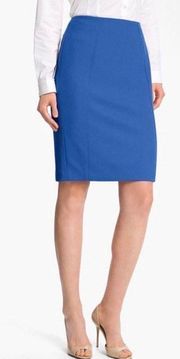 Blue Pencil Skirt