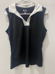 Black And White Golf Tank size Medium