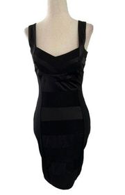 XOXO Women Size Small Black Bodycon Dress Party 21-943