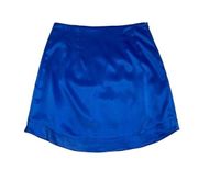 Entro Women’s Small Royal Blue Plain Zip Up Skirt New With Tags