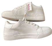 Nicole Miller White Leather Sneakers Size 8.5 NWT