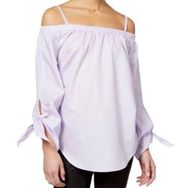 Seven Sisters Off The Shoulder Blouse Top XL Lavendar