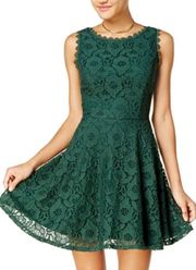 City Studio Green Dress