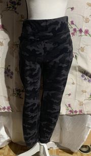 Black Gray Camo Leggings