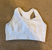 White  Sports bra