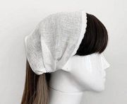 Linen With Lace Headband 