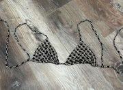 Luxury Designer Print Bikini Top 