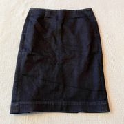 Uniqlo Dark Wash Denim Pencil Skirt - 0