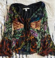 silk blouse