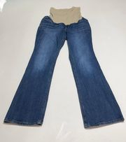 indigo blue women’s pregnancy jeans size M 