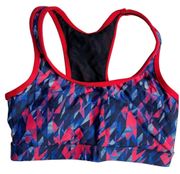 TYR Polar Harley Medium Support Sport Bra Top - Blue Red Size Small 4/6  SAMPLE