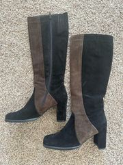 AQUATALIA Suede Leather Knee High Boots 7